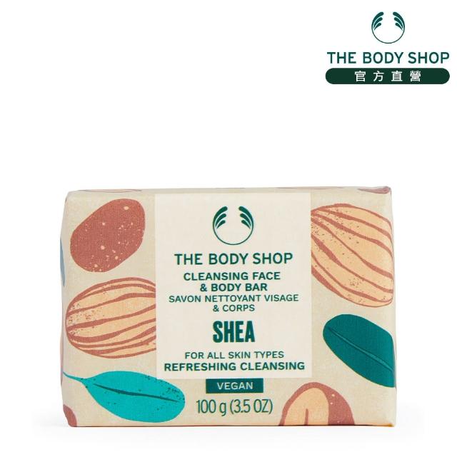 【THE BODY SHOP 美體小舖】乳油木果修護臉部&身體潔膚皂(100G)
