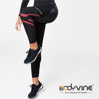【BodyVine巴迪蔓】MIT 運動壓縮長褲-女款 兩色任選 壓力褲(膝蓋與小腿穩固)