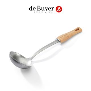 【de Buyer 畢耶】『蜂蠟木柄系列』調理湯勺34cm