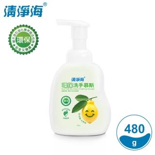 【清淨海】檸檬系列 環保洗手慕斯 480g(超值12入組)