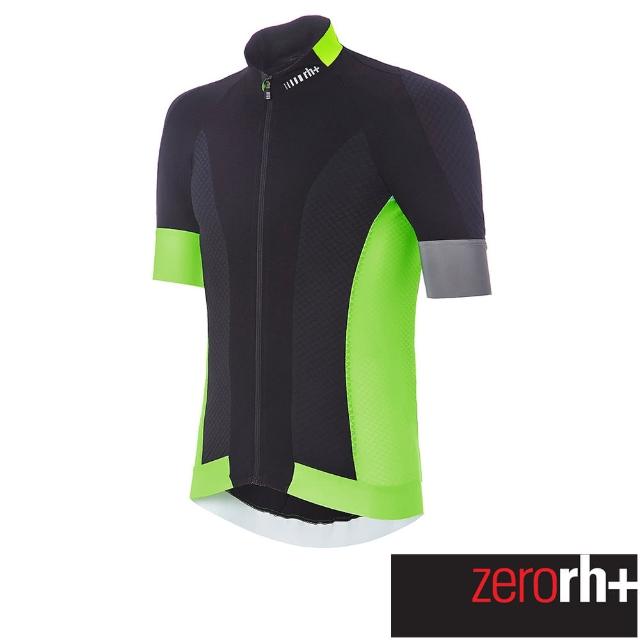 【ZeroRH+】義大利競賽級男仕專業自行車衣(螢光綠 ECU0612_90H)