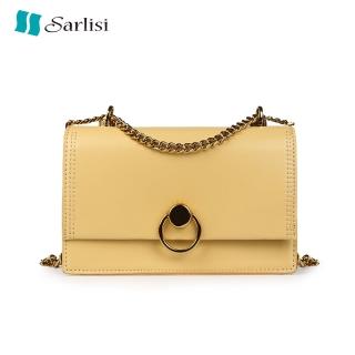 【Sarlisi】女包新款時尚春夏鏈條圓環韓版網紅小方包百搭款（小包款）