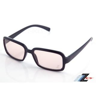 【Z-POLS】經典質感黑 百搭大框 MIT專業設計PC材質抗藍光眼鏡(濾藍光最佳利器兼具抗UV400多功能)