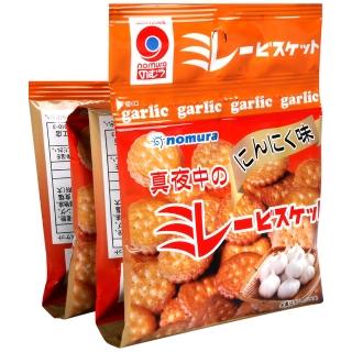 【野村煎豆】4連美樂圓餅-大蒜風味(120g)