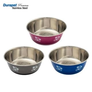 【Durapet】輕時尚不鏽鋼防滑寵物碗〈XL〉（寵物食碗）