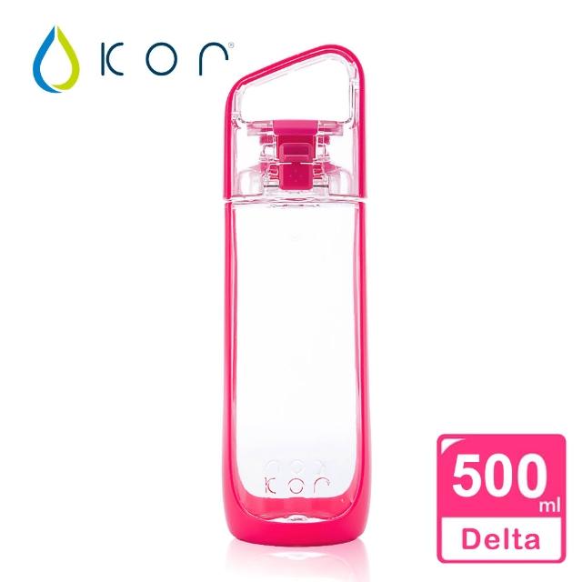 【KORwater】KOR Delta隨身水瓶(螢光桃/500ml)