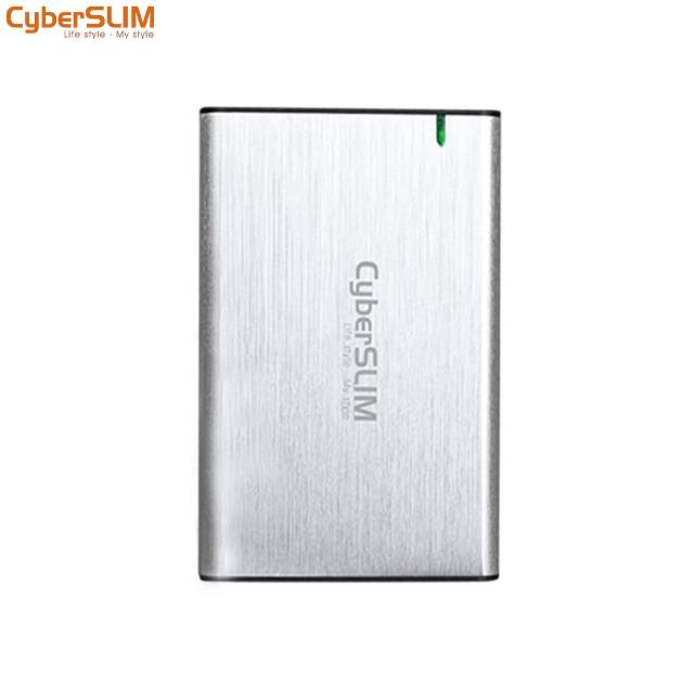 【CyberSLIM】B25U31 2.5吋硬碟外接盒 銀色 Type-c(usb3.1傳輸)