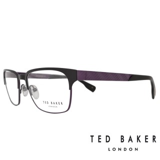 【TED BAKER】英倫城市金屬質感造型光學眼鏡(TB4195-007·紫)