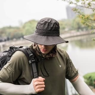 【EZlife】休閒登山速乾折疊防曬帽