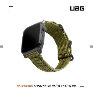 【UAG】Apple Watch 42/44/45/49mm Nato錶帶-綠(UAG)