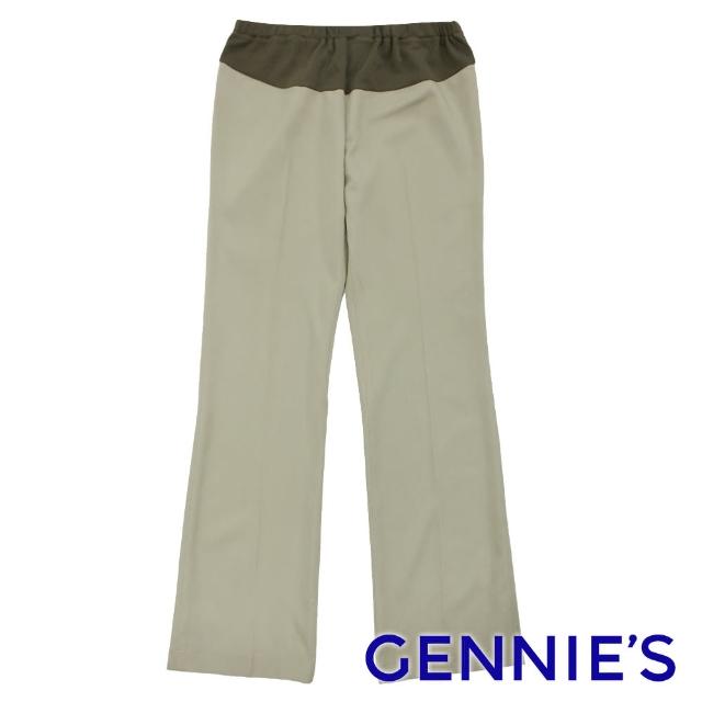 【Gennies 奇妮】舒適棉質長褲(黑/黑灰/卡其綠G4806)