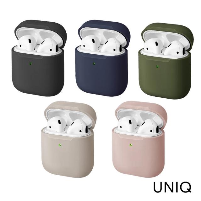 【UNIQ】AirPods Lino 素色簡約 液態矽膠 藍牙耳機保護套-附耳機套