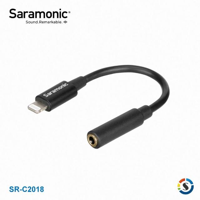 【Saramonic 楓笛】SR-C2018 3.5mmTRS轉Lightning音源轉接線(勝興公司貨)