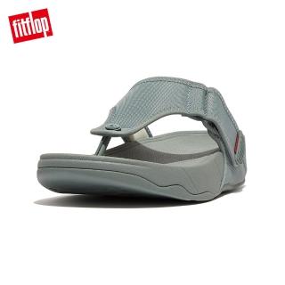 【FitFlop】TRAKK II MENS WATER-RESISTANT TOE-POST SANDALS防水可調式夾腳涼鞋-男(灰石色)
