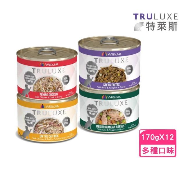 【特萊斯TruLuxe】天然無穀貓咪主食罐 170g*12罐組(貓主食罐 全齡貓)