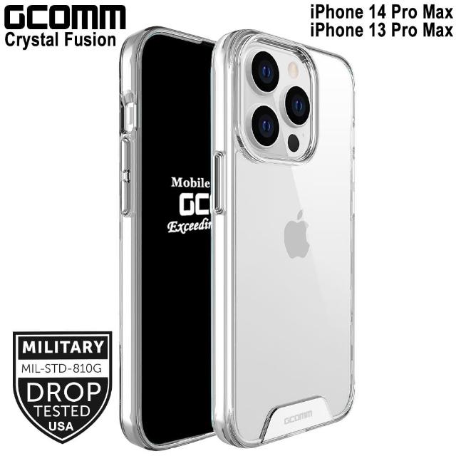 【GCOMM】iPhone 14ProMax 13ProMax 晶透軍規防摔殼 Crystal Fusion(iPhone 14/13 Pro Max 6.7吋 共用)