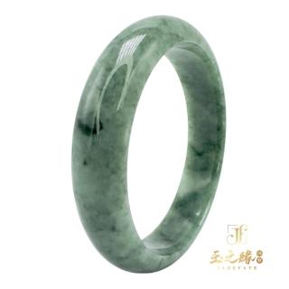 【玉之緣珠寶】天然翡翠綠色玉鐲手鐲AS201(18.3圍)
