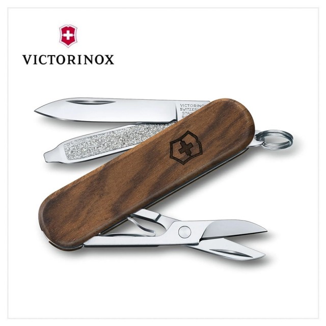【VICTORINOX 瑞士維氏】5用瑞士刀/胡桃木(0.6221.63)