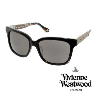 【Vivienne Westwood】大理石紋面土星太陽眼鏡(黑/琥珀 VW891S_02)