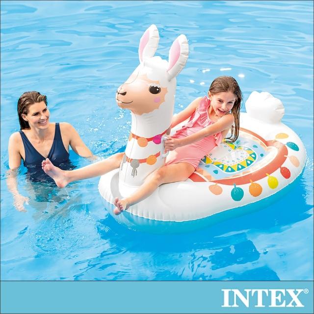 【INTEX】羊駝造型座騎/戲水二用_適用3歲+(57564)