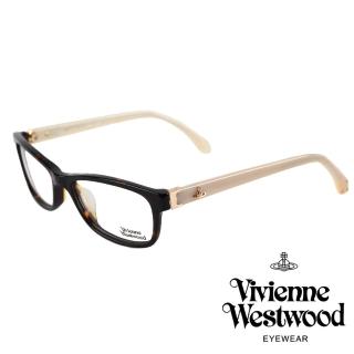 【Vivienne Westwood】英倫時尚龐克風光學眼鏡(黑/黃 VW290_02)