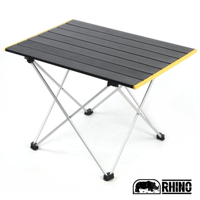 【RHINO 犀牛】超輕鋁合金露營摺疊桌-加大版(野餐桌)