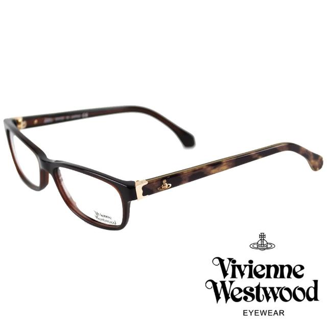【Vivienne Westwood】英倫時尚龐克風光學眼鏡(琥珀 VW290_03)