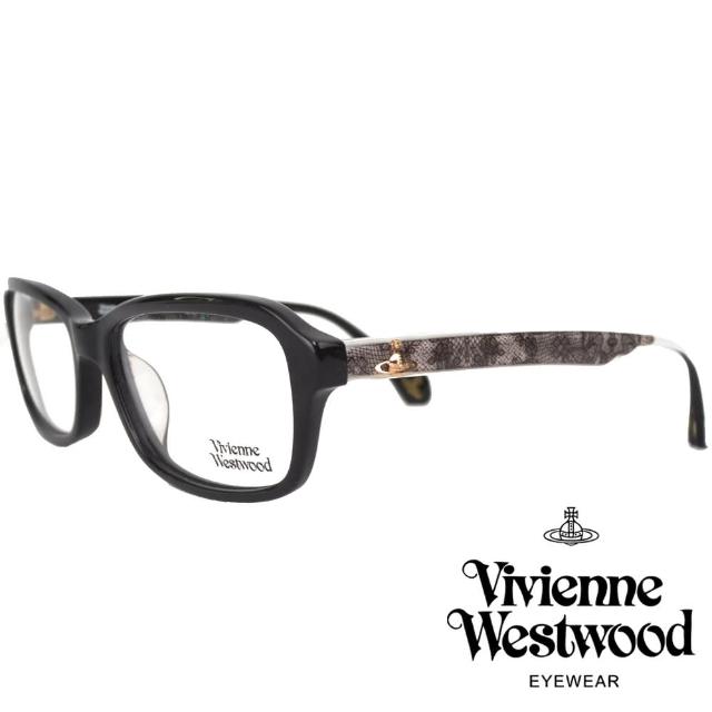 【Vivienne Westwood】英倫優雅蕾絲款光學眼鏡(黑 VW313V_01)