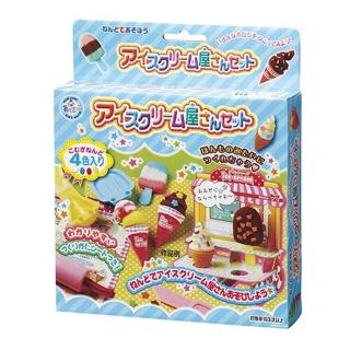 【日本銀鳥】樂寶黏土4色組冰淇淋店組合益智教育玩具(台灣正版代理)
