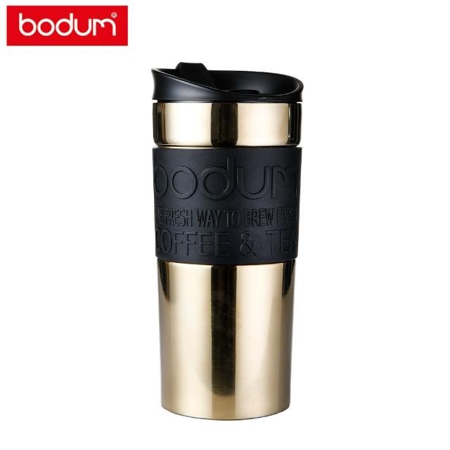 【Bodum】雙層不鏽鋼隨行杯350cc-金