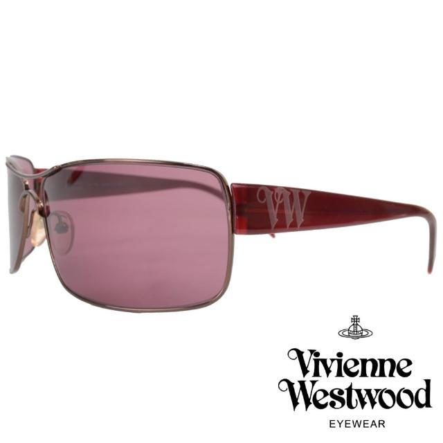 【Vivienne Westwood】英倫龐克搖滾款太陽眼鏡(暗粉 VW501_03)
