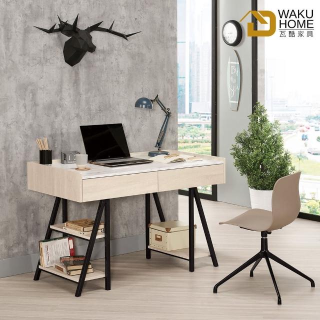 【WAKUHOME 瓦酷家具】Daniela 4尺置物書桌 A002-396-2