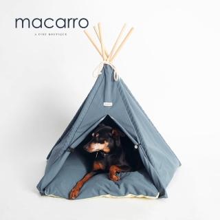 【macarro馬卡兒寵物】印地安犬貓帳篷 狗帳篷(四種顏色)