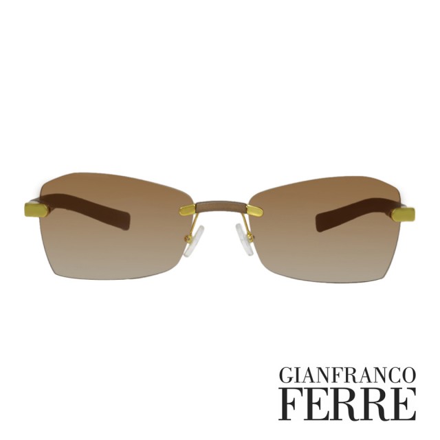 【Gianfranco Ferre】義大利簡約時尚造型太陽眼鏡(咖-GF554-03)