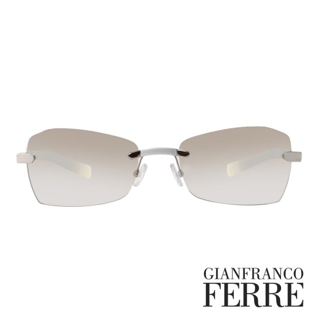 【Gianfranco Ferre】義大利簡約時尚造型太陽眼鏡(銀-GF554-02)