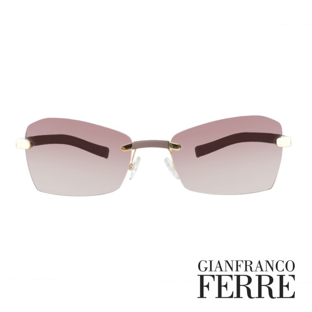 【Gianfranco Ferre】義大利簡約時尚造型太陽眼鏡(深咖-GF554-04)