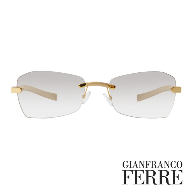 【Gianfranco Ferre】義大利簡約時尚造型太陽眼鏡(金-GF554-06)
