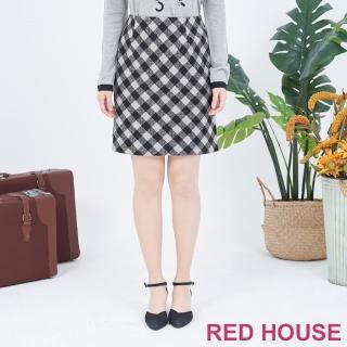 【RED HOUSE 蕾赫斯】經典格紋裙(共二色)