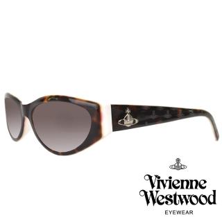 【Vivienne Westwood】經典壓紋土星款太陽眼鏡(琥珀/白 VW622_01)