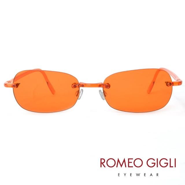 【Romeo Gigli】義大利質感透明感太陽眼鏡(橘-RG215-5I4)