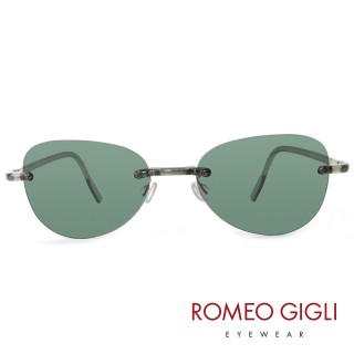 【Romeo Gigli】義大利個性透明感造型太陽眼鏡(墨綠-RG210-0i5)