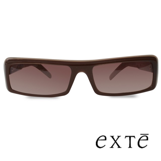 【EXTE】義大利簡約經典太陽眼鏡(深咖-EX9/S-552)