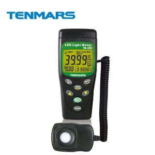 【Tenmars 泰瑪斯】LED照度計 TM-209(LED照度計 LED照度錶 LED 照度計 照度錶)