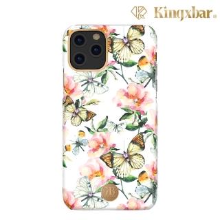 【Kingxbar】Kingxbar iPhone 11 Pro 施華洛世奇彩鑽水鑽手機殼-蝶戀花(施華洛世奇水鑽)