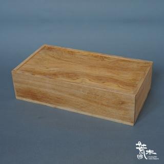 【MU LIFE 荒木雕塑藝品】千年檜木收藏木盒-雲水紋大(檜木)