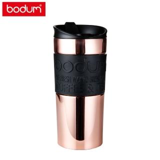 【Bodum】雙層不鏽鋼隨行杯350cc-玫瑰金