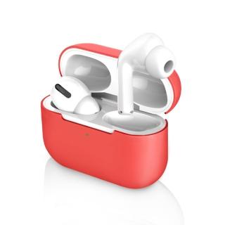 【General】AirPods Pro 保護套 保護殼 無線藍牙耳機充電矽膠收納盒- 時尚紅