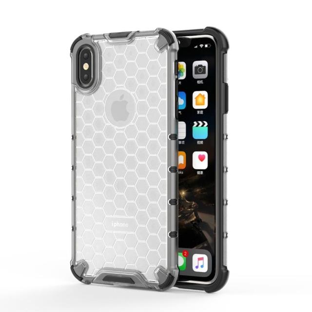 【IN7】iPhone X/XS 5.8吋 蜂巢格紋防摔防滑手機保護殼
