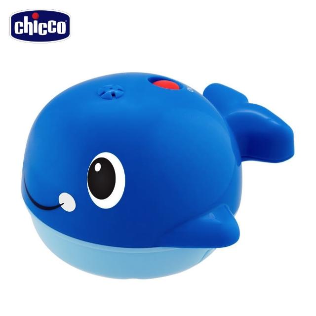 【Chicco】噴泉鯨魚洗澡玩具