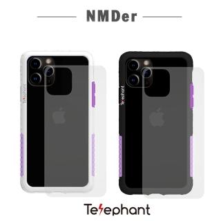 【Telephant太樂芬】iPhone 11 Pro Max NMDer抗汙防摔手機殼-好日紫